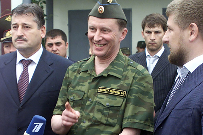 Сергей Иванов в военной форме