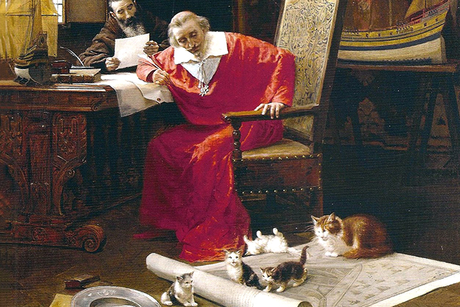 Кардинал Ришелье и его кошки