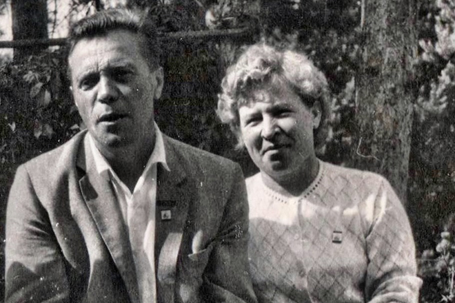 Виктор Астафьев и его жена Мария