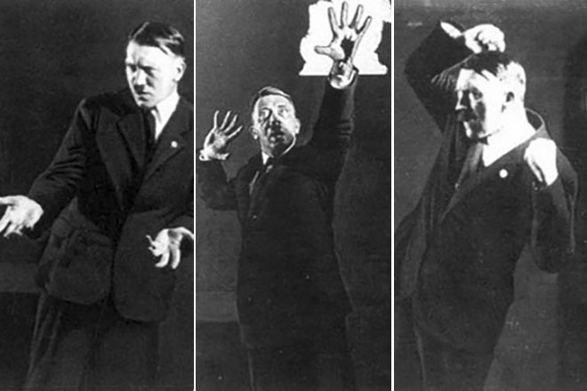 Жестикуляция Адольфа Гитлера во время выступлений