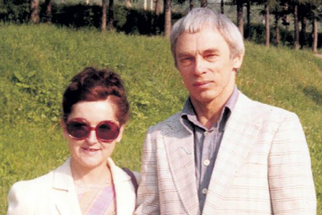Александр Зацепин и его третья жена Женевьева