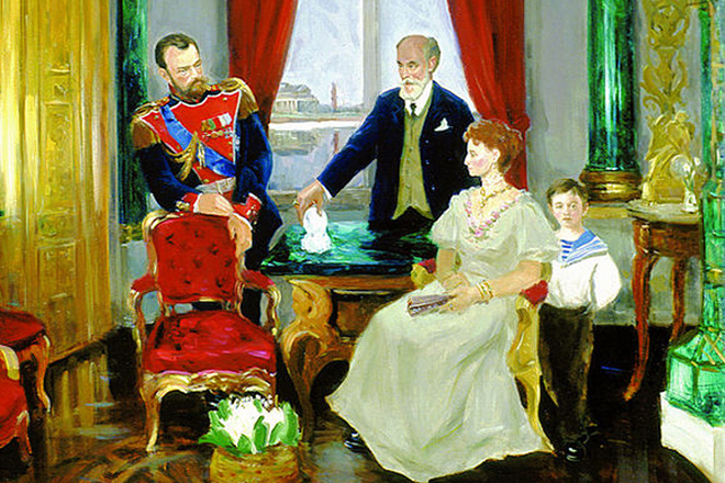 Карл Фаберже и семья Ни колая II