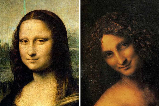 Натурщики картин «Мона Лиза» и «Иоанн Креститель» похожи