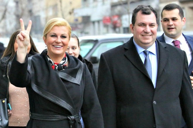 Колинда Грабар-Китарович и ее муж Яков Китарович