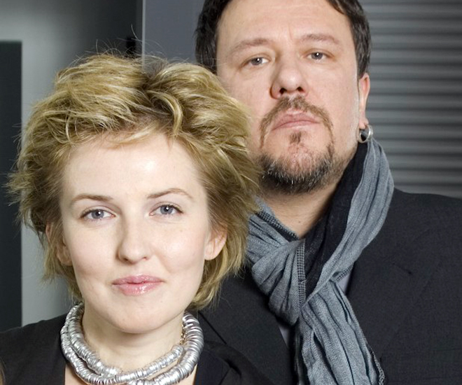 Антон Деров с женой