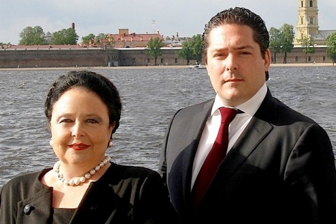 Мария Романова и цесаревич Георгий