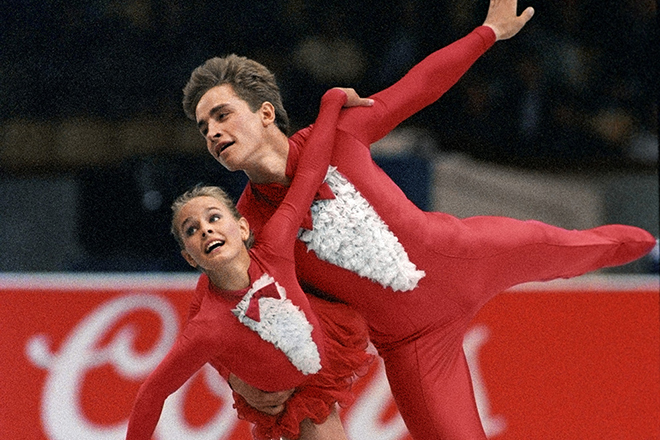 Чемпионы мира 1986 года Екатерина Гордеева и Сергей Гриньков