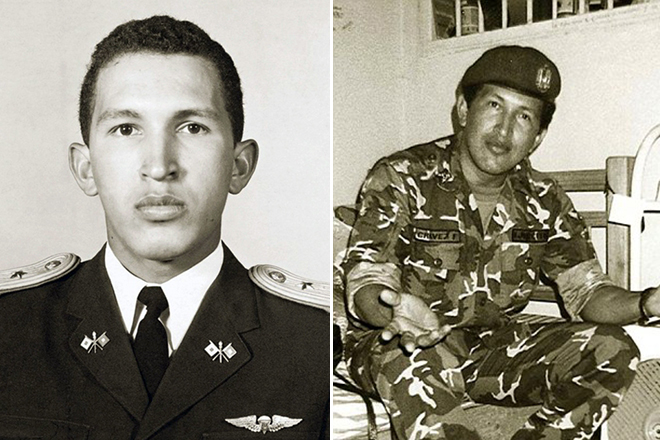 Уго Чавес в молодости