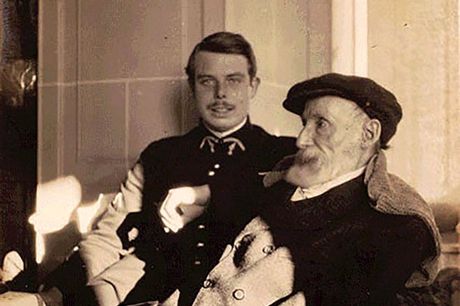 Огюст Ренуар с сыном
