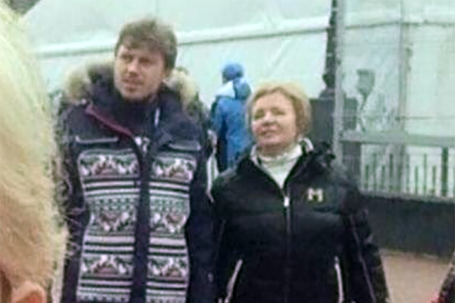 Артур Очеретный и Людмила Путина в 2018 году