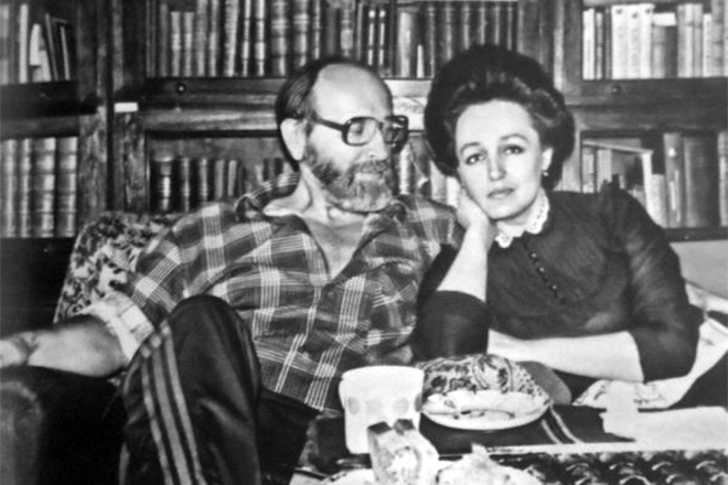 Юрий Власов и его жена