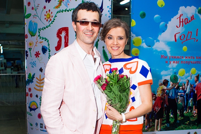 Егор Бероев и Ксения Алферова на благотворительном вечере «Я есть!»