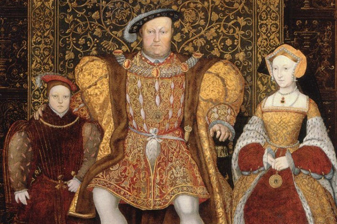 Эдуард VI, Генрих VIII и Джейн Сеймур