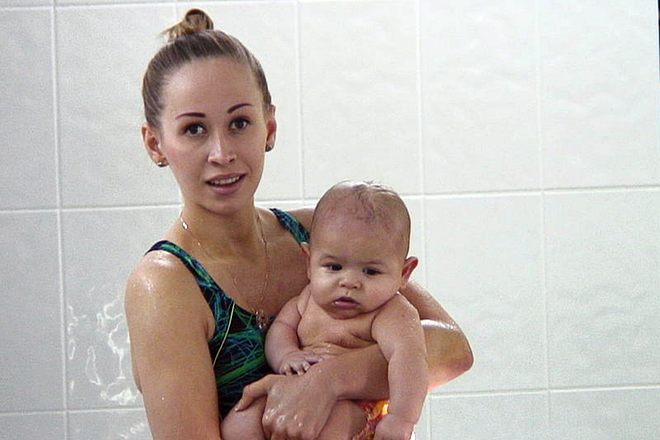 Михалина Лысова с сыном