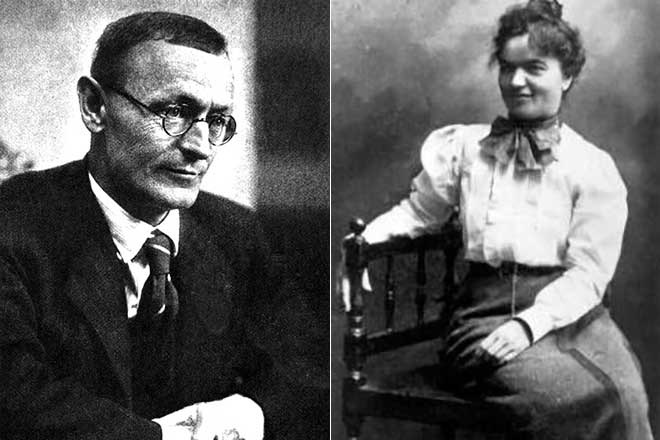 Герман Гессе и его первая жена Мария Бернулли