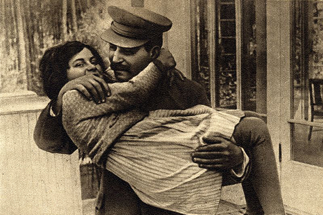 Светлана Аллилуева и Иосиф Сталин