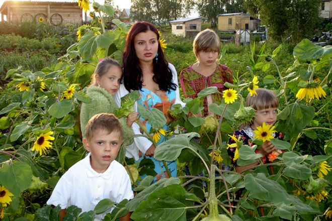 Светлана Владимирская с детьми