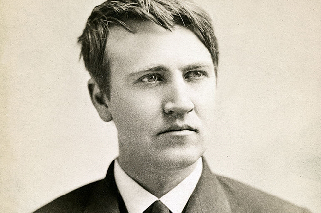 Томас Эдисон в молодости