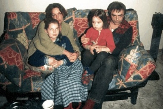 Константин Кинчев с семьей
