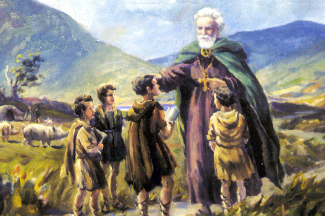 Святой Патрик с детьми