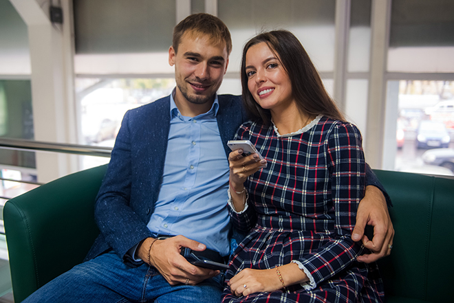 Антон Шипулин с женой