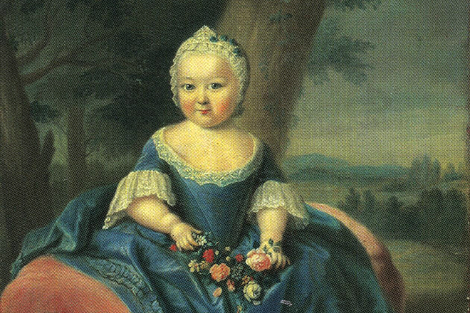 Мария Терезия в детстве