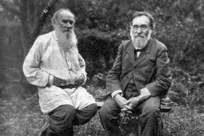 Лев Толстой и Илья Мечников
