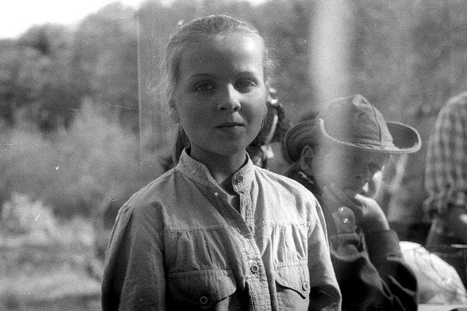 Маша Макарова в детстве