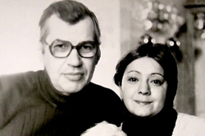 Георгий Бурков с женой