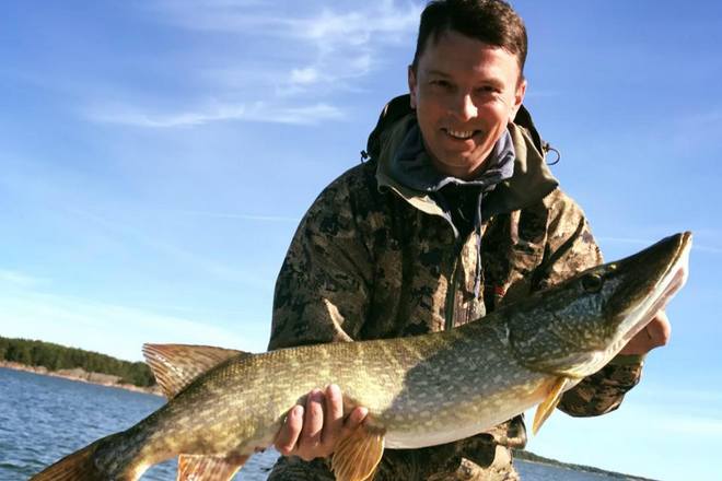 Андрей Климанов на рыбалке
