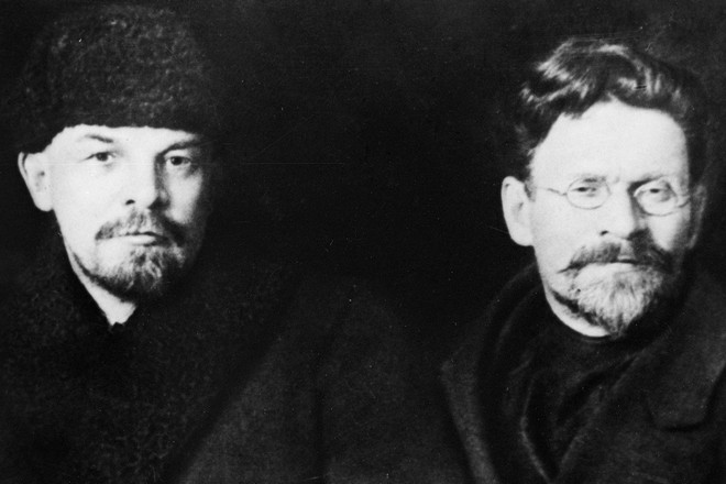 Владимир Ленин и Михаил Калинин