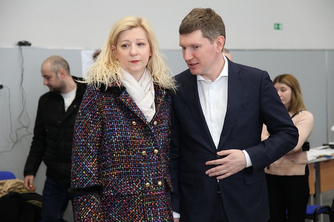 Максим Решетников и его жена Анна
