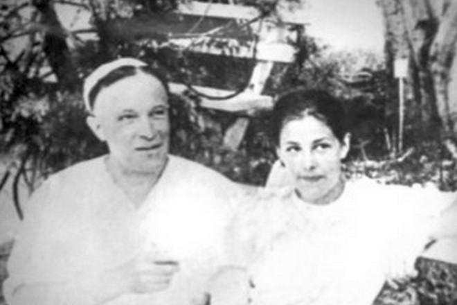 Дмитрий Карбышев с дочерью Еленой