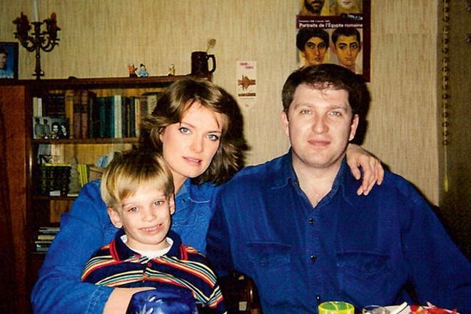 Ольга Копосова с семьей