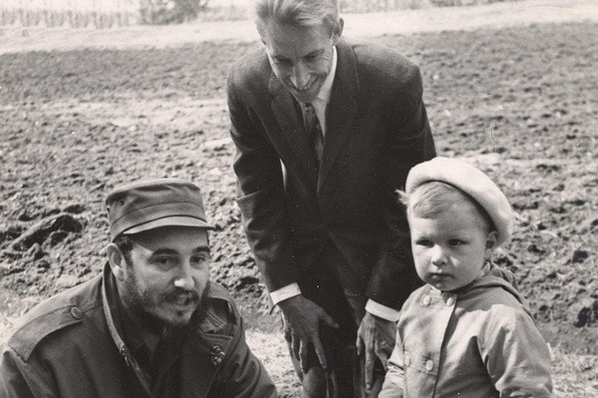 Фидель Кастро, Сергей Хрущев и его старший сын Никита