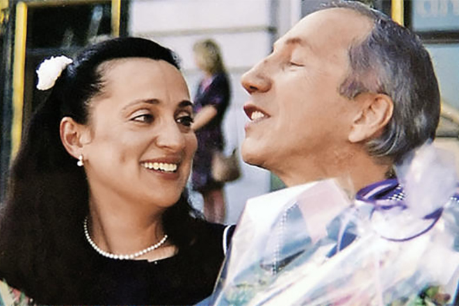 Савелий Крамаров с женой