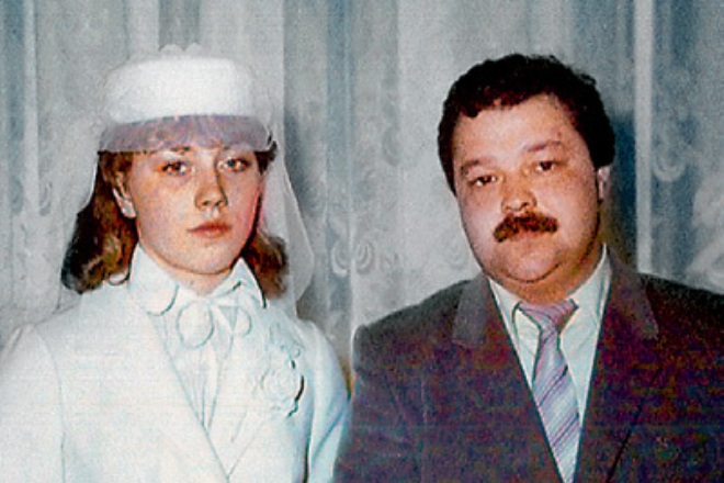 Роза Сябитова с первым мужем