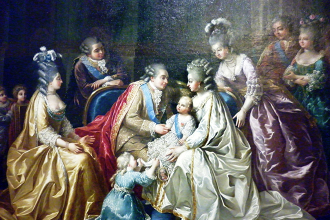Людовик XVI с семьей