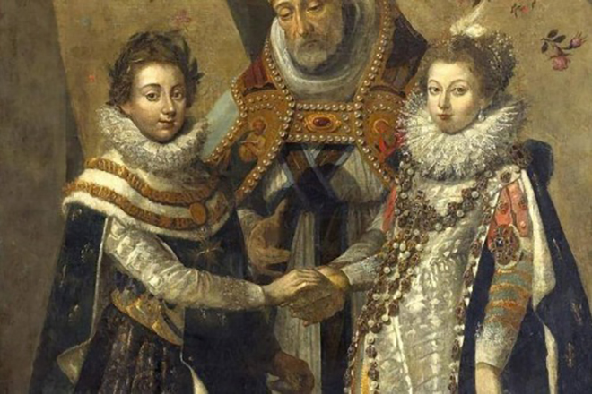 Свадьба Людовика XIII с Анной Австрийской