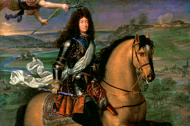Людовик XIV на коне