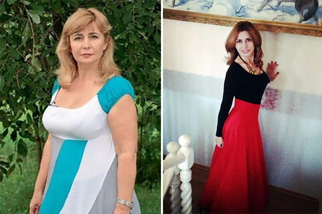 Ирина Агибалова до и после похудения