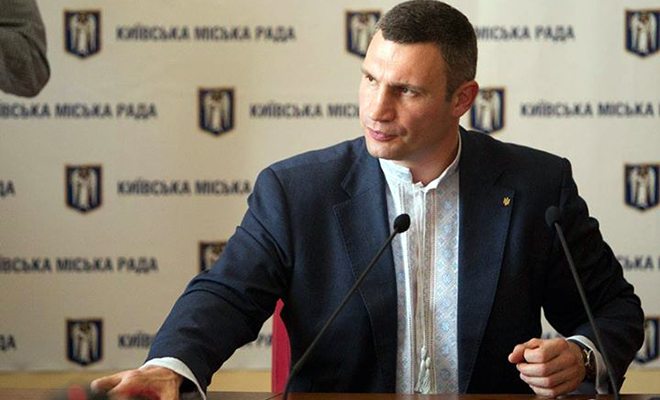 Виталий Кличко на посту мэра Киева