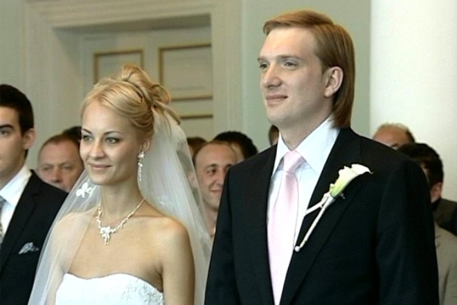 Андрей Бурковский с женой Ольгой