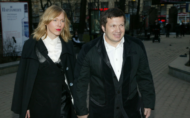 Владимир Соловьев с женой