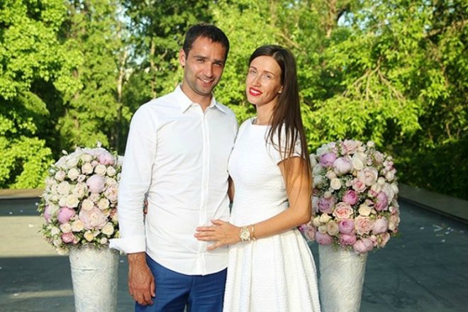 Роман Широков с женой