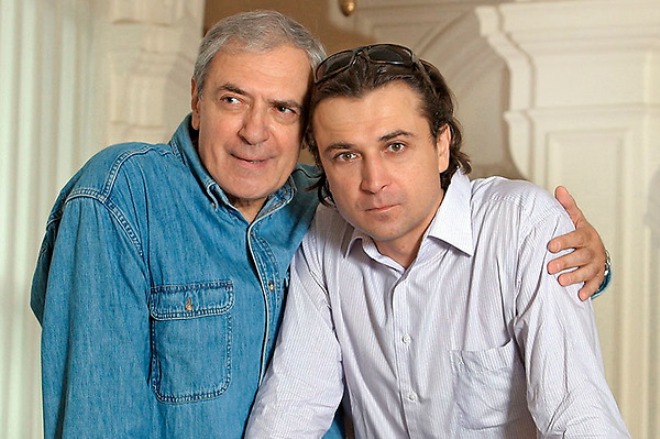 Александр Лазарев-младший с отцом