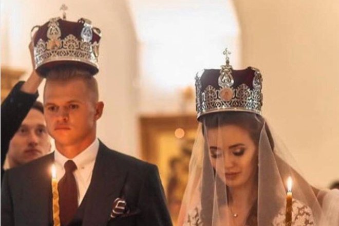 Венчание Дмитрия Тарасова и Анастасии Костенко