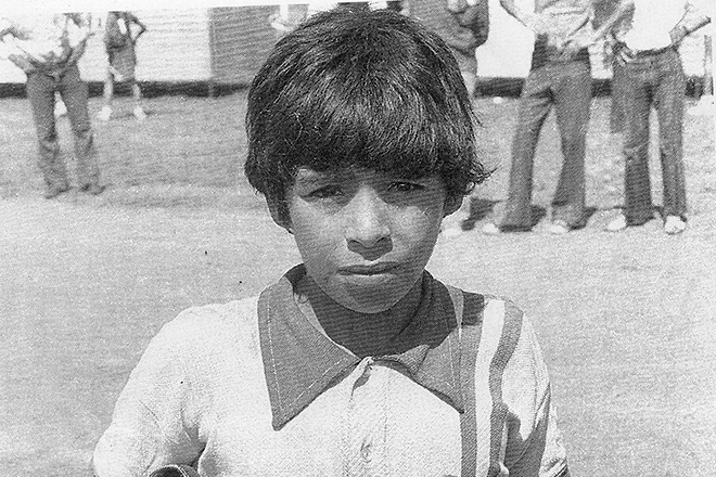 Диего Марадона в детстве