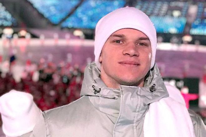 Алексей Зайцев в 2018 году на Олимпиаде