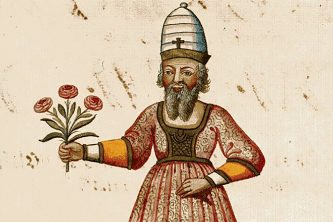 Средневековое изображение Заратустры